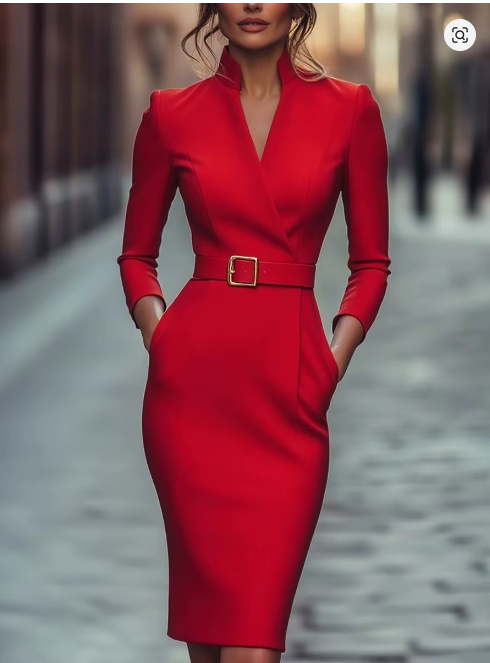 Luxury Fashion miu celebrity small fragrant style waist dress for women
